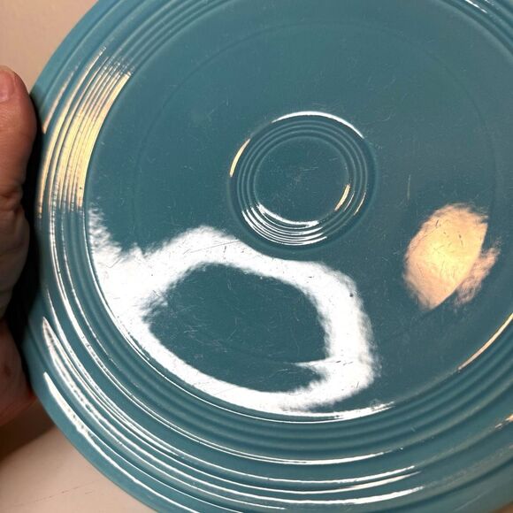 Vintage Fiesta Turquoise 9” Luncheon Plate - Picture 2 of 6